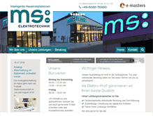 Tablet Screenshot of ms-elektro-technik.de